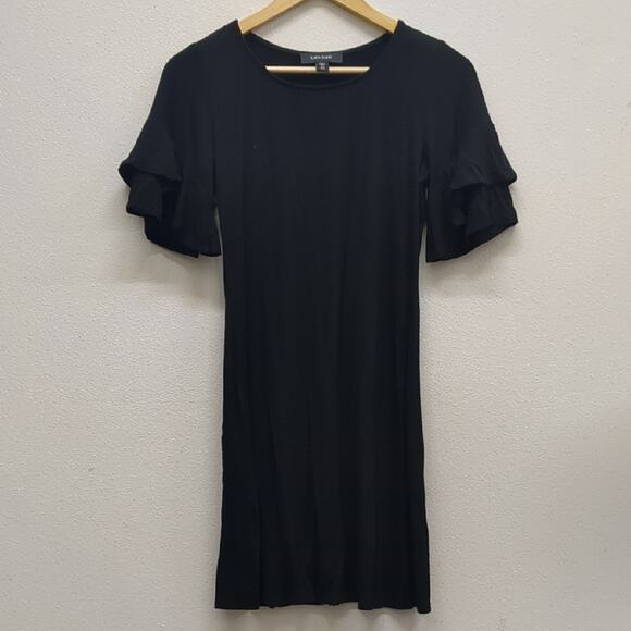 Karen Kane Black Mini Dress Chic and Stylish size XS - Picture 2 of 4